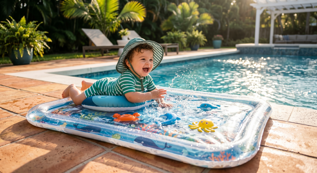 NovaAqua™ Premium Baby Slap Pad | Leak-Proof Thickened PVC Inflatable Water Mat