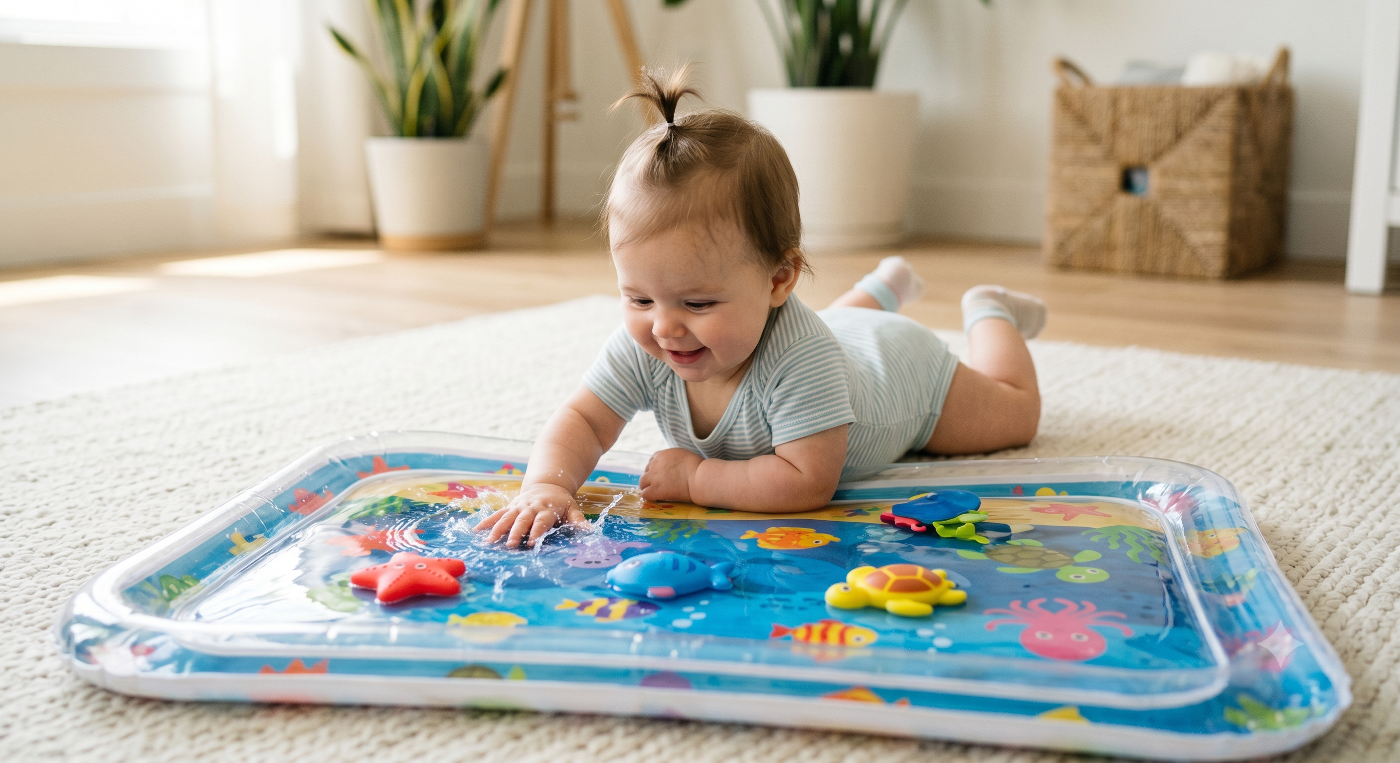 NovaAqua™ Premium Baby Slap Pad | Leak-Proof Thickened PVC Inflatable Water Mat
